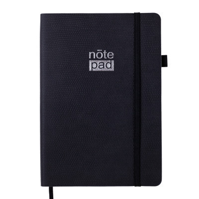 Книга записна Buromax Respect 96 аркушів А5 у клітинку чорний (BM.295108-01) Вінниця - фото 1