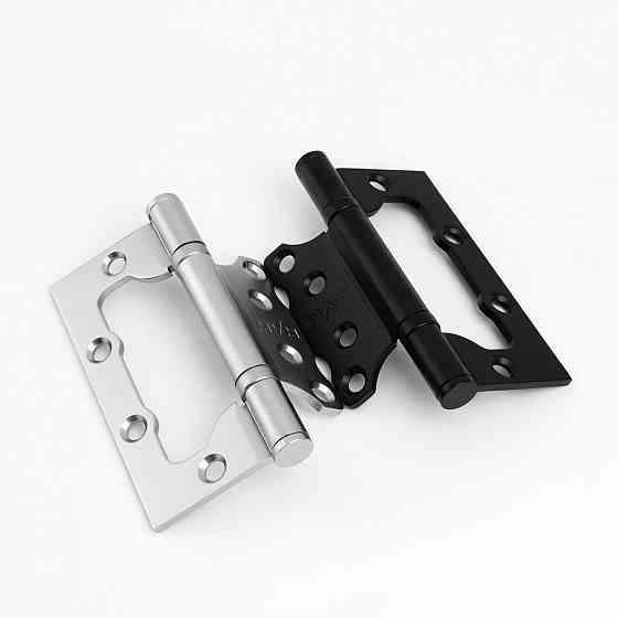 ЗАВИСА ДЛЯ ДВЕРЕЙ УНИВЕРСАЛЬНАЯ НЕВРЕЗНАЯ УСИЛИНА HB-100E SC САТИН ХРОМ Киев