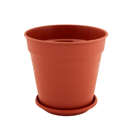 Вазон Глорія з підставкою 11*10,2см теракот Алеана Житомир