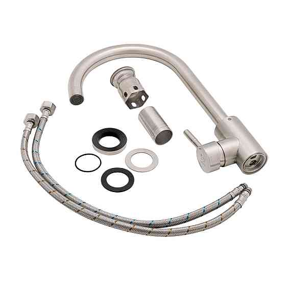 Смеситель для кухни Lidz Aria 015F (k35) LDARI015FNKS21689 Nickel Киев