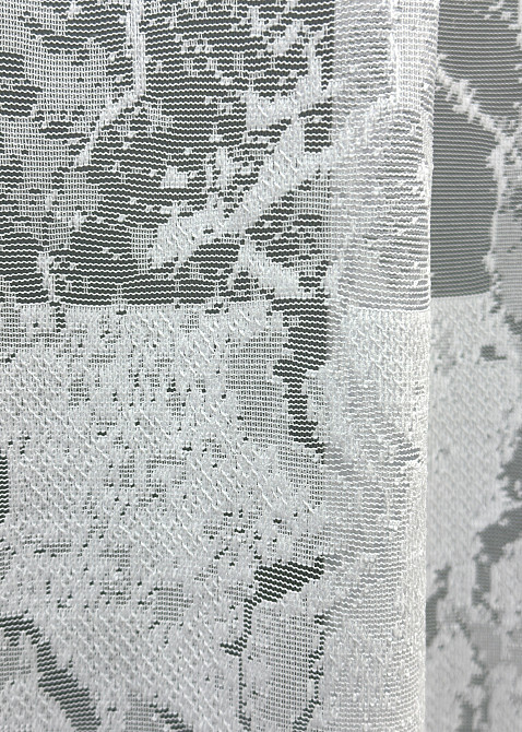 Тюль жакард "Преміум" колір білий 1783т Київ - фото 4