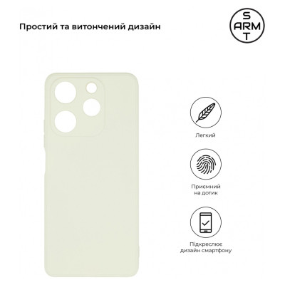 Чохол до мобільного телефона Armorstandart Matte Slim Fit Tecno Spark 10 Pro (KI7) Camera cover White (ARM69072) Вінниця - фото 3