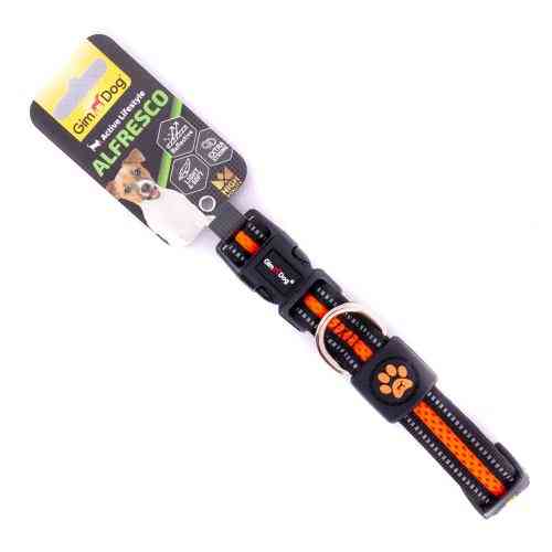 Ошейник GimDog для собак Alfresco двойной оранжевый неопрен 35-51 см/25 мм Киев