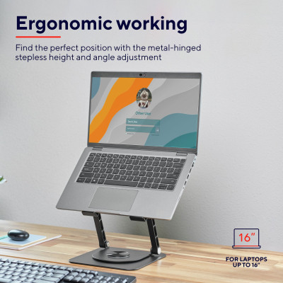 Підставка до ноутбука Trust Zeff Metal, до 16&quot;, gray (25482_TRUST) Вінниця - фото 6