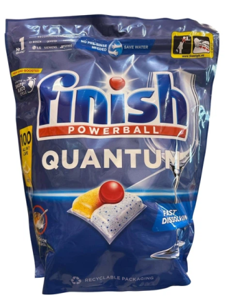 Таблетки для посудомоечной машины Finish Quantum All in 1 Lemon 100 шт Львов