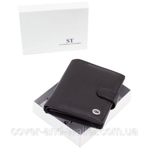 Кошелек мужской кожаный под много карточек вертикальный ST Leather Киев - изображение 10