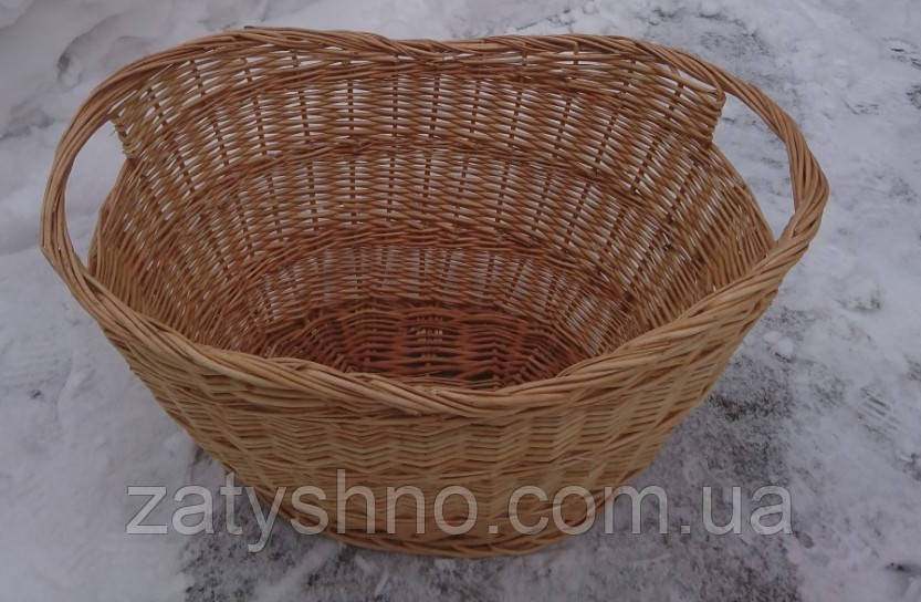 Большая плетеная корзина на дрова Киев - изображение 7