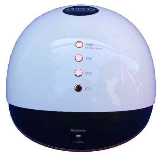 Гібридна світлодіодна UV/LED-лампа Sun RAINBOW 9 48 вт (Сан ван) з пам'яттю та зупинкою таймерів.Біла Київ