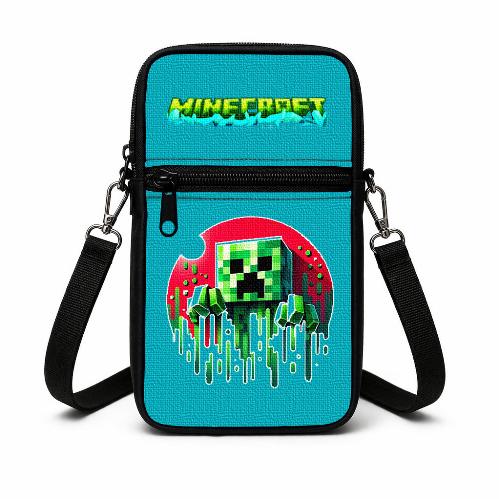 Сумка-чохол для телефону Minecraft,дитяча сумка через плече, водонепроникна міні-сумка (4789) Київ - фото 1
