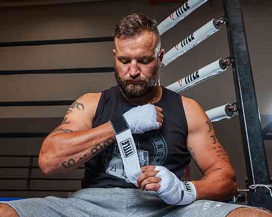 Бинти для боксу TITLE Boxing Select 180" Semi Elastic Mexican White (4.5м.) Каменское