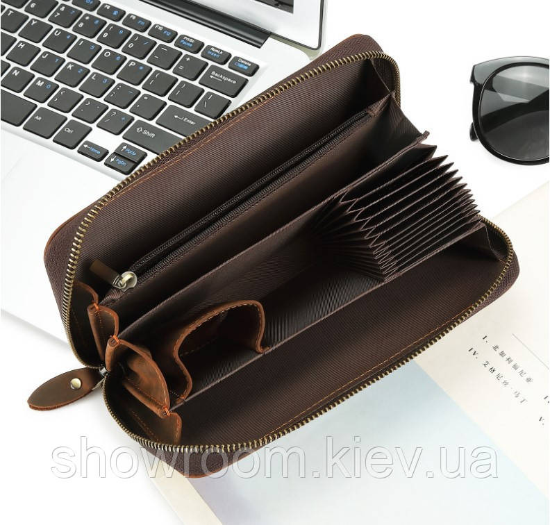 Мужской кожаный клатч Wild Leather (2122) Киев - изображение 2