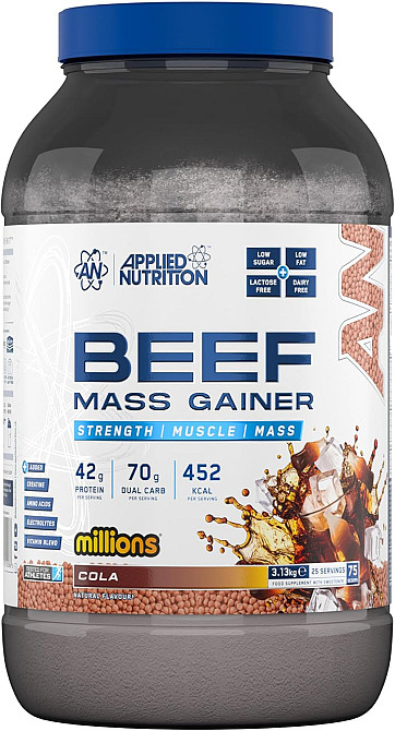 Гейнер Applied Nutrition Beef Mass Gainer 3130 г, COLA MILLIONS Луцьк - фото 1