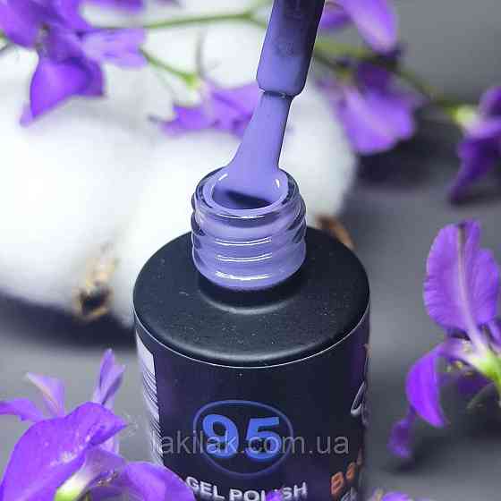 Гель-лак для нігтів Bee Nails 095 (пильно-фіолетовий) 8мл Херсон