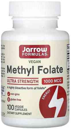 Метил фолієва кислота Jarrow Formulas Methyl Folate 1000 мкг 100 капс Київ