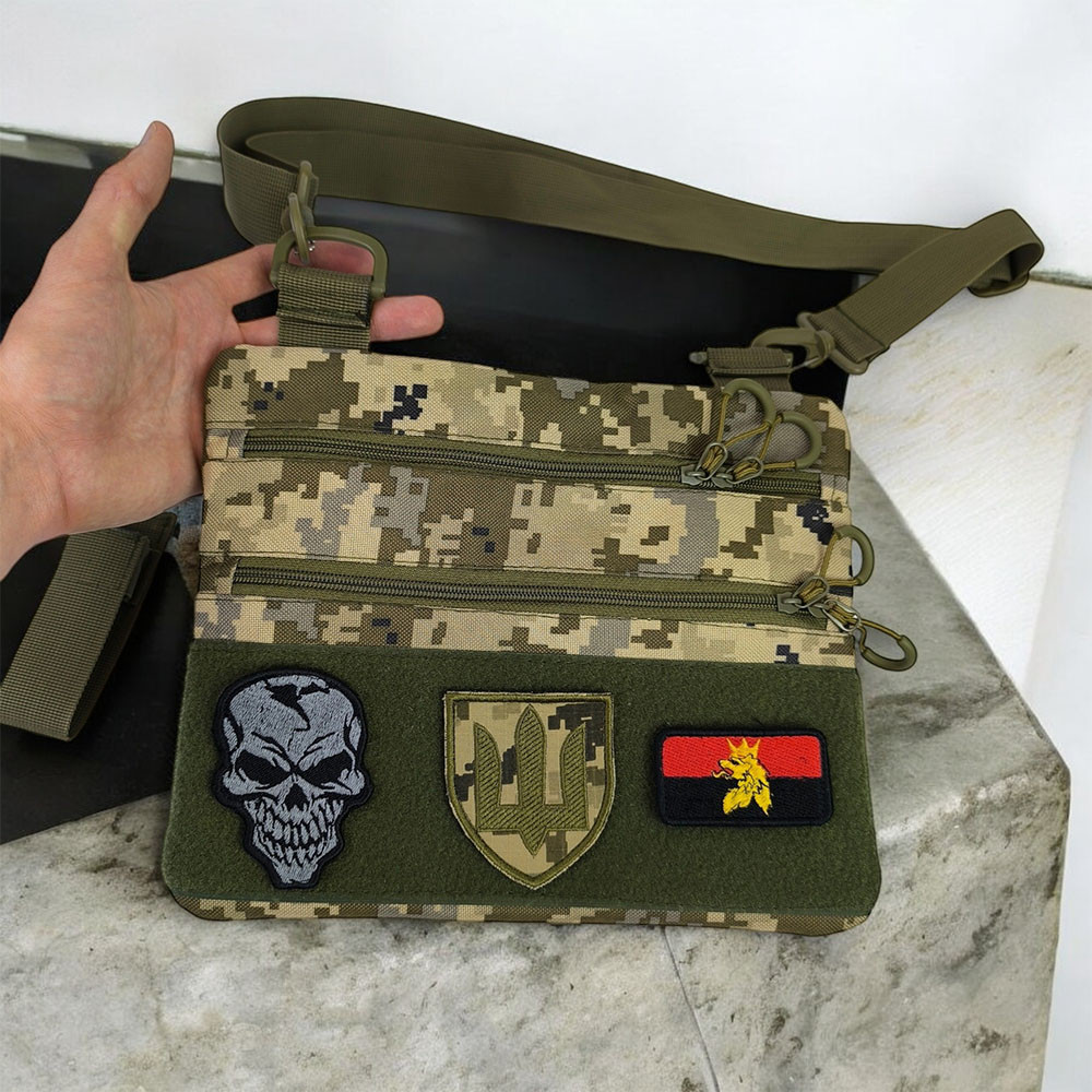 Сумка тактична для чоловіків, Практична чоловіча сумка слінг Військова сумка всу чоловіча слінг MV-12 Львів - фото 18