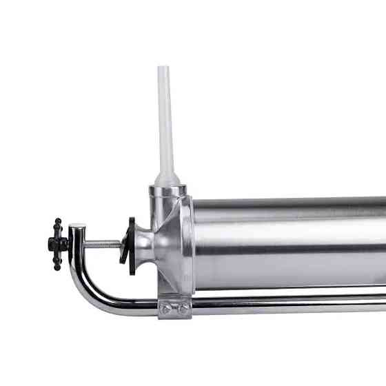 Вертикальный шприц для колбасы 2.5 л из нержавеющей стали шприц колбасный 4 насадки 16788-5 Киев