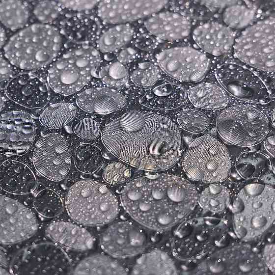 Шторка для ванной комнаты Bathlux 180 x 180 люкс качество с водоотталкивающим покрытием, Прозрачная с узором Каменец-Подольский