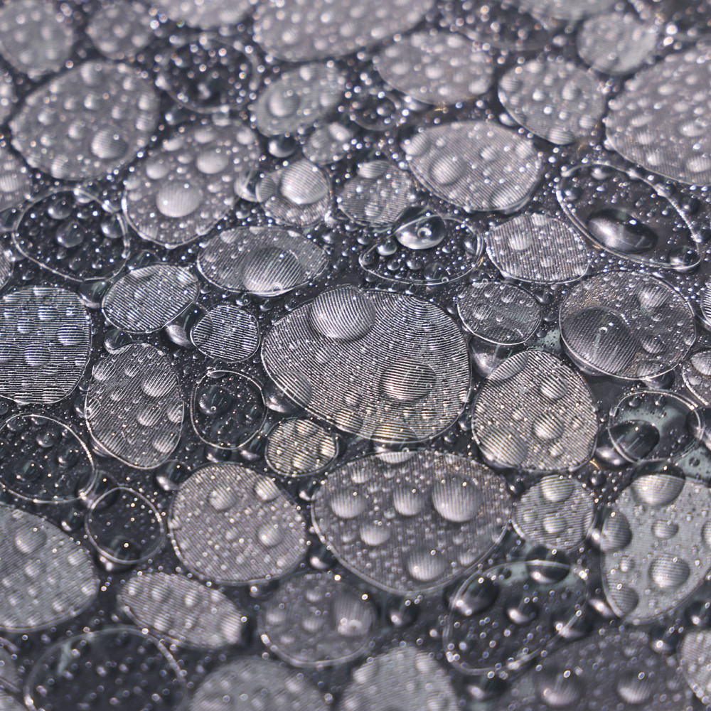 Шторка для ванной комнаты Bathlux 180 x 180 люкс качество с водоотталкивающим покрытием, Прозрачная с узором Каменец-Подольский - изображение 6