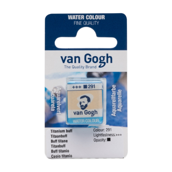 Фарба акварельна Van Gogh (291) Титановий буфф кювета Royal Talens Київ
