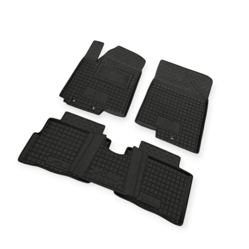 Килимки kia soul 2010-2013 борт 2,5см, з перемичкою салону Мукачево - фото 1