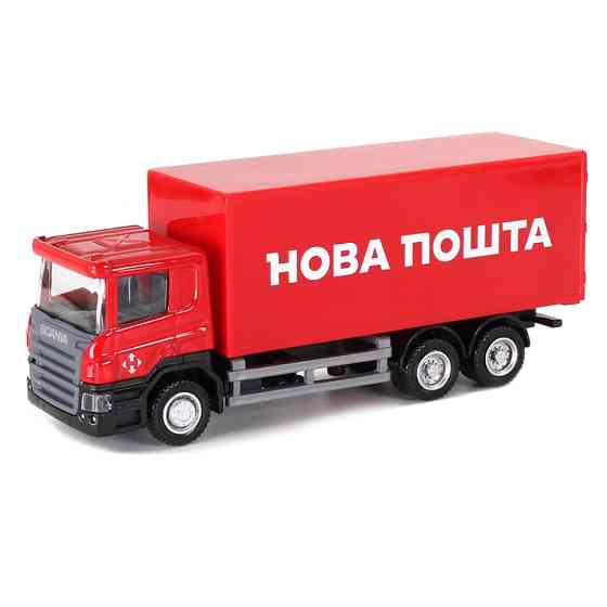 Автомодель дитяча Scania "Нова Пошта" TechnoDrive 250414U, масштаб 1:64 Вінниця