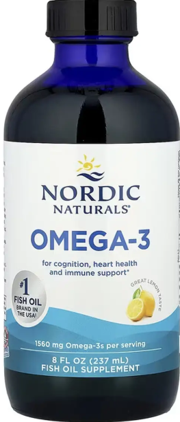 Рыбий жир жидкий Nordic Naturals Omega-3 237 ml лимон Киев - изображение 1