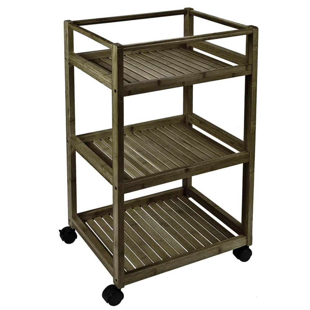 Этажерка для ванной на колёсиках 