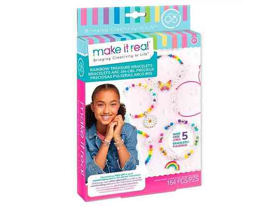 Набір для створення шарм-браслетів Райдужні скарби MR1216 ТМ MAKE IT REAL Київ