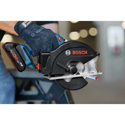 Дисковая пила Bosch GKM 18V-50, 18V, 2x5Ah, 136 мм, 4250 об/мин (0.601.6B8.002) Винница - изображение 5