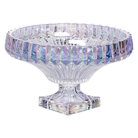 Стеклянная фруктовница на ножке Ø29 см Киев