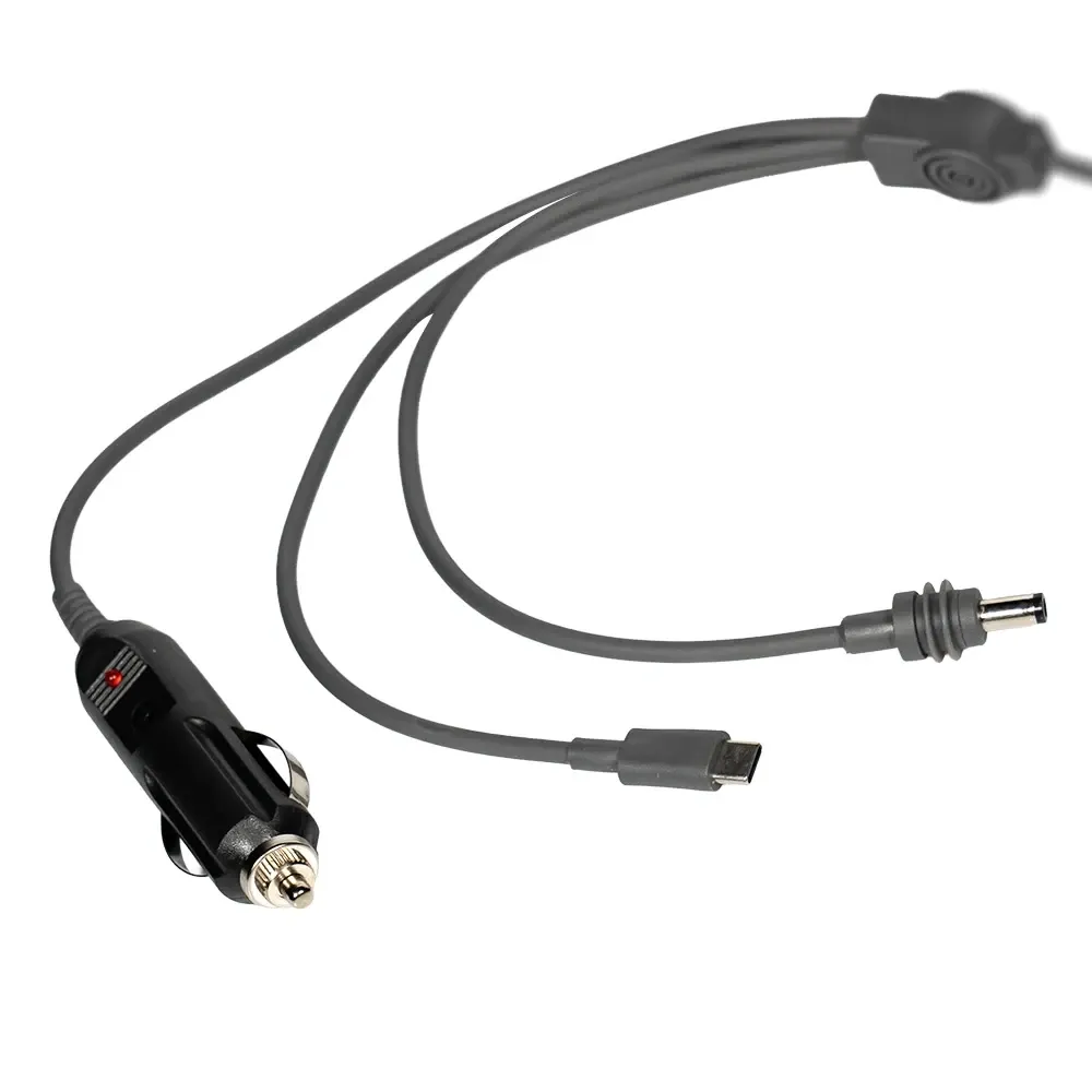 Кабель живлення 3 в 1 для Starlink Mini E-NET автомобільний прикурювач, DC Plug та USB Type-C Plug 5м (73-00657) Киев - изображение 4