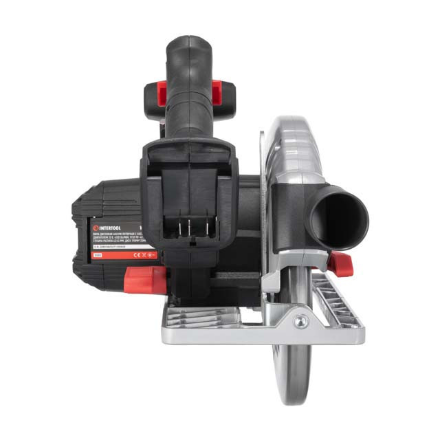 Пила дискова акумуляторна INTERTOOL WT-0371,20 В, 4500 об/хв, кут 90°-45°, диск 190×20 мм, без ЗП та АКБ - працює без мережі Львів - фото 4