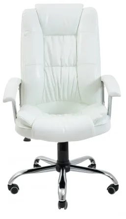 Офісне Крісло Керівника Richman California Lucky White Хром М2 AnyFix Білий Київ