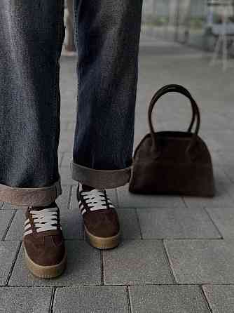 Tamei Кеди жіночі з натуральної замші демісезонні шоколадні весна-осінь 2810-132 р. 36-41 / Сти Коломия