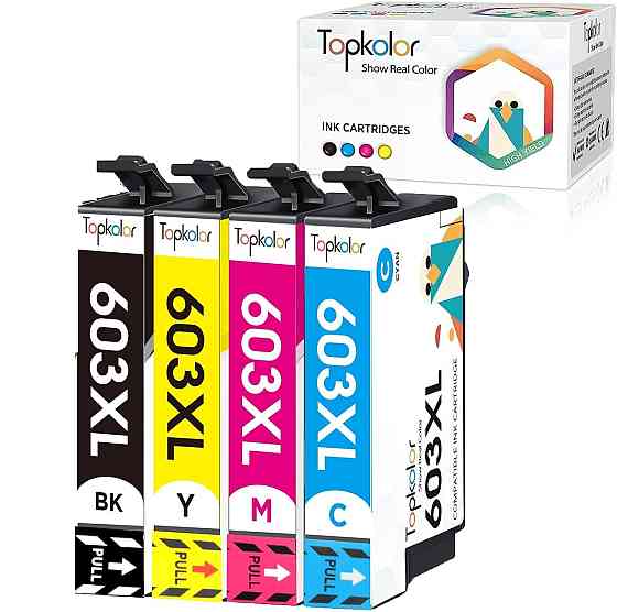 Чернильные картриджи Topkolor 603XL Multipack для Expression Home XP-2100 XP-3100 XP-4100 XP-2105 XP-3105 Workforce WF-2810 Днепр