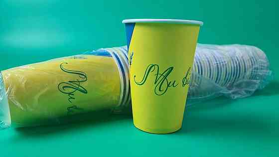 Склянки паперові одноразові 340 мл "Мі Вельн" (50 шт.) Харків