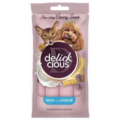 Ласощі для собак Delickcious молоко з сиром 4х15 г (4820269145382) Вінниця