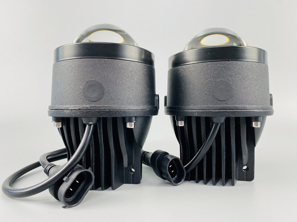 Автомобільні світлодіодні фари Протитумані фари біле світло 6000K, фари-лінзи автомобільні Мукачево - фото 8