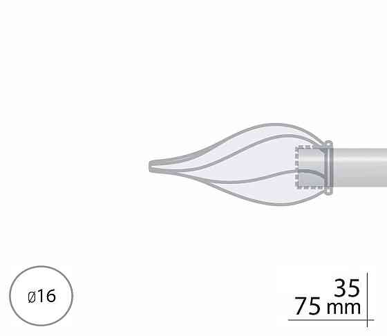 Закінчення для карнизу Orvit ТВІСТО 16 мм ЗОЛОТО Львов
