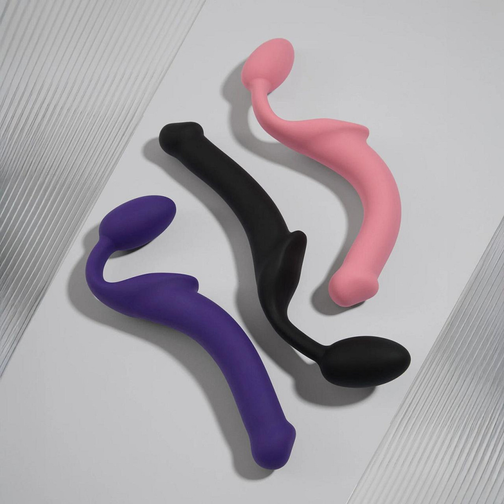 Безремінний страпон Strap-On-Me Rose S, повністю регульований, діаметр 2,7 см Sex Aura Київ - фото 10