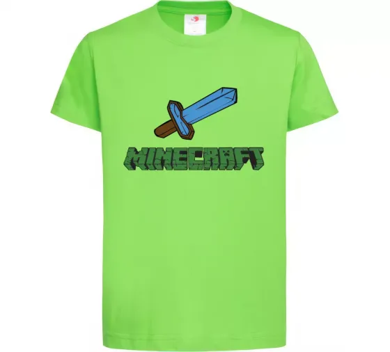 Детская футболка «Меч из Minecraft» Белый, XS Черновцы