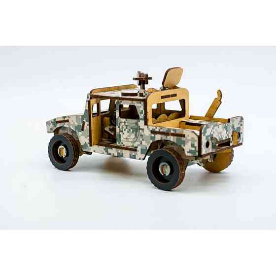 Дерев'яний 3D конструктор Хамер 65-00743, 65 деталей Вінниця