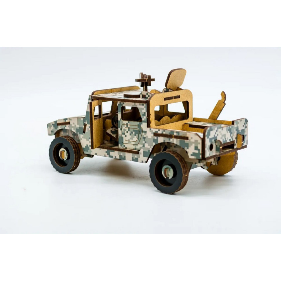 Дерев'яний 3D конструктор Хамер 65-00743, 65 деталей Вінниця - фото 3