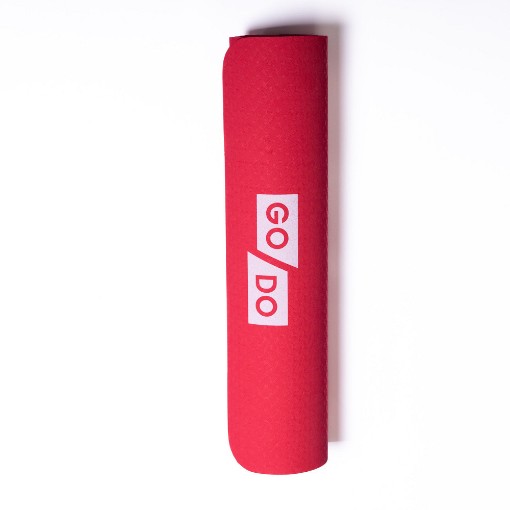 Yiwu Килимок для йоги нековзкий 173×58 см Червоний HP-42-10R Коломыя - изображение 3