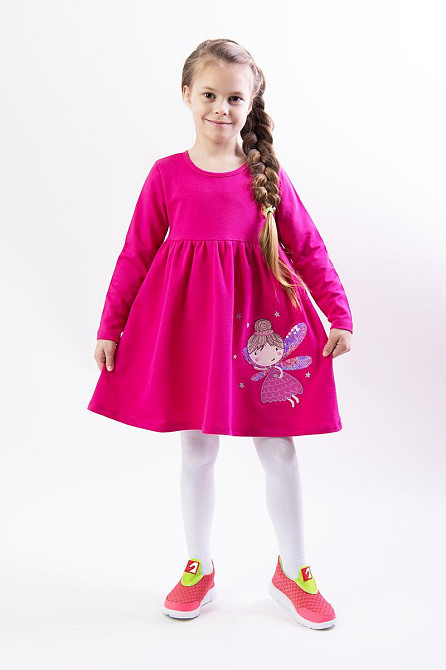 Плаття для дівчаток, салатове, малинове, рожеве Крохатушка одяг Київ - фото 5