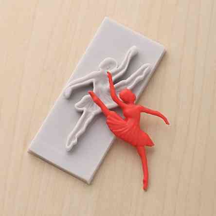 Молд из силикона Балерина 70 мм серый Киев