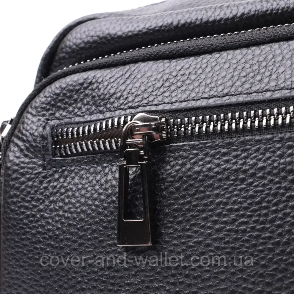 Жіноча сумка з накладною кишенею з натуральної шкіри Київ - фото 6