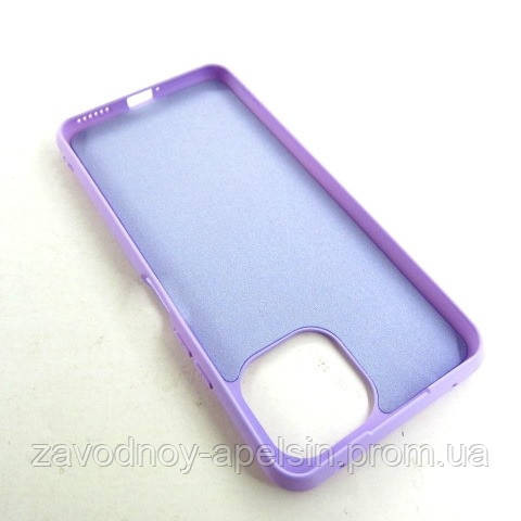 Xiaomi Mi 11 lite чохол ліловий Silicone Cover lilac Одеса - фото 2