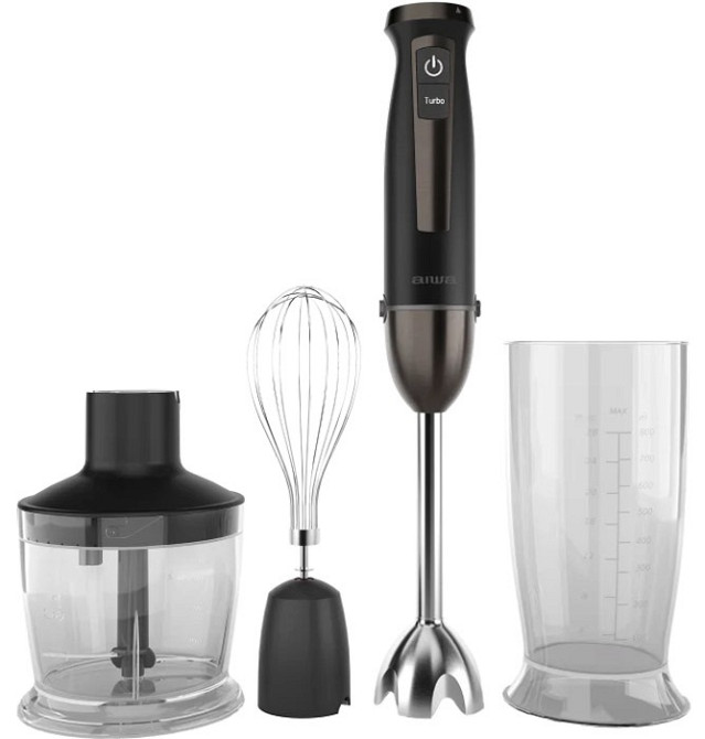 Блендер AIWA ABL-1500 PLUS Kenkiri ручний/ 1500Вт/ 40 швидк./ TURBO/ чаша для змішування 800мл/ чорн Винница - изображение 1
