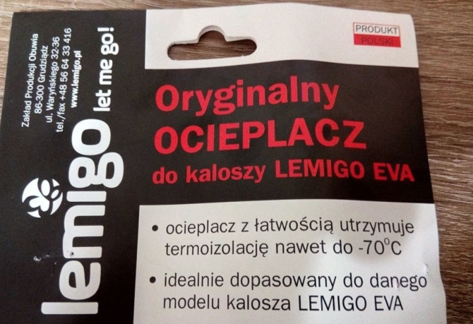 Вкладыш (Термоносок) в сапоги до -30 градусов Lemigo 